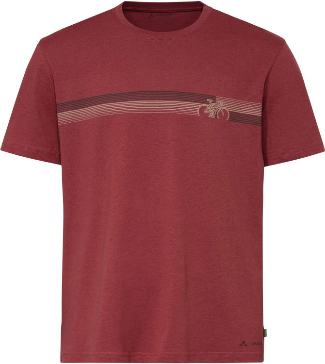 VAUDE Mens Cyclist T-Shirt V VAUDE Mens Cyclist T-Shirt V Farbe / color: redeva/red ()