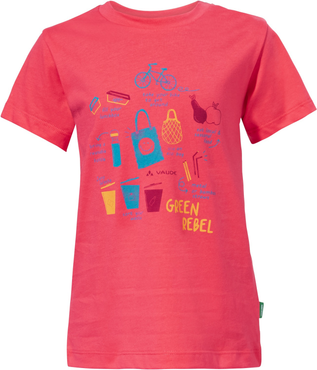 VAUDE Kids Lezza T-Shirt VAUDE Kids Lezza T-Shirt Farbe / color: bright pink/arctic ()