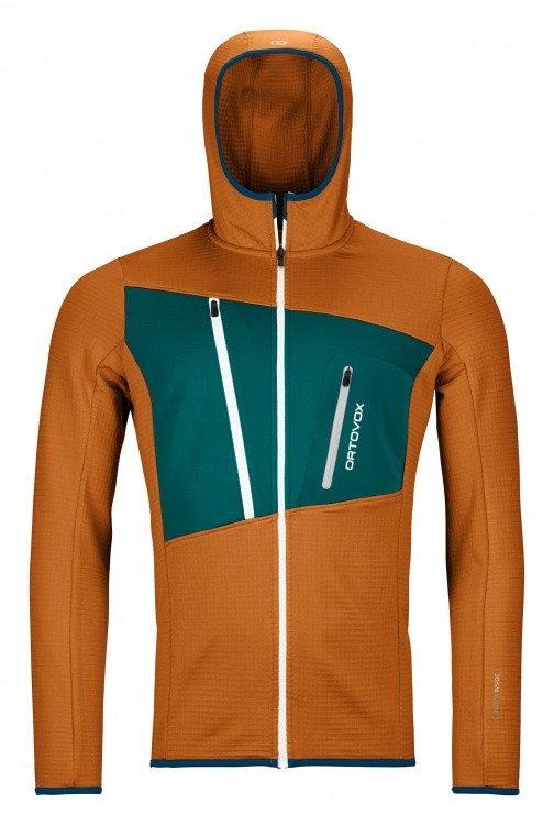 Ortovox Merino Fleece Grid Hoody Ortovox Merino Fleece Grid Hoody Farbe / color: sly fox ()