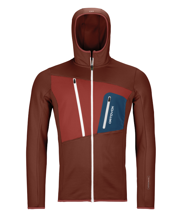 Ortovox Merino Fleece Grid Hoody Ortovox Merino Fleece Grid Hoody Farbe / color: clay orange () Ortovox Merino Fleece Grid Hoody Ortovox Merino Fleece Grid Hoody Farbe / color: clay orange ()