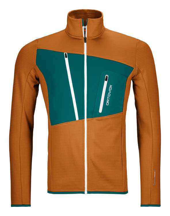 Ortovox Merino Fleece Grid Jacket Ortovox Merino Fleece Grid Jacket Farbe / color: sly fox ()