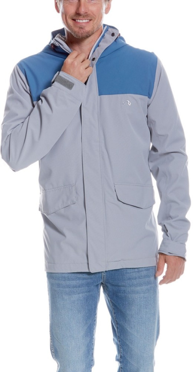 Tatonka Jons Mens Hooded Jacket Tatonka Jons Mens Hooded Jacket Farbe / color: lighter blue/light grey ()