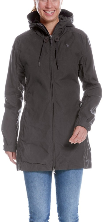 Tatonka Vinjo Womens Hooded Coat Tatonka Vinjo Womens Hooded Coat Farbe / color: dark grey ()