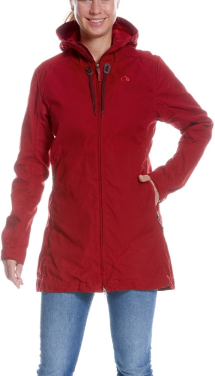 Tatonka Vinjo Womens Hooded Coat Tatonka Vinjo Womens Hooded Coat Farbe / color: lava red ()