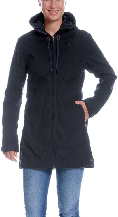 Tatonka Vinjo Womens Hooded Coat Tatonka Vinjo Womens Hooded Coat Farbe / color: dark blue ()