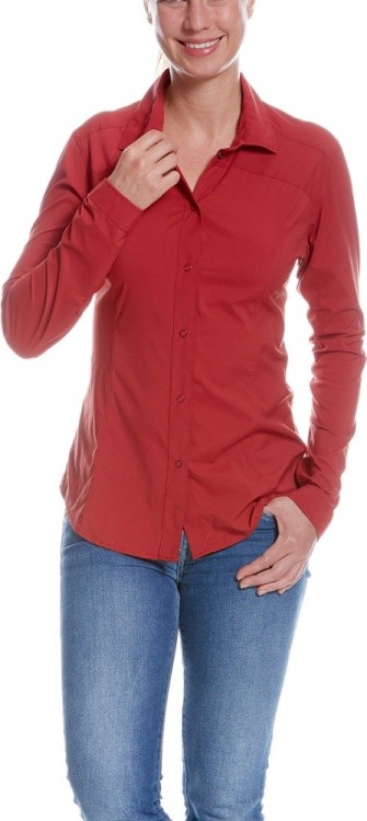 Tatonka Sejo Womens Long Sleeve Shirt Tatonka Sejo Womens Long Sleeve Shirt Farbe / color: lava red ()