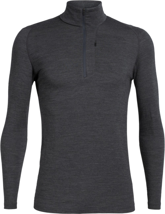 Icebreaker Spring Ridge LS Half Zip Icebreaker Spring Ridge LS Half Zip Farbe / color: jet heather ()