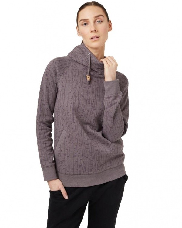 Tentree Womens Burney Hoodie Tentree Womens Burney Hoodie Farbe / color: boulder grey-birch AOP ()