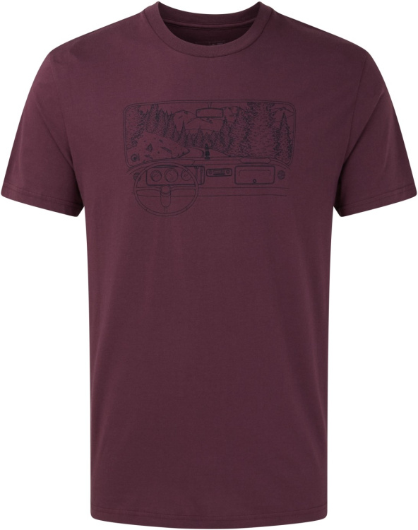 Tentree Nomad Cotton Classic T-Shirt Tentree Nomad Cotton Classic T-Shirt Farbe / color: merlot red ()