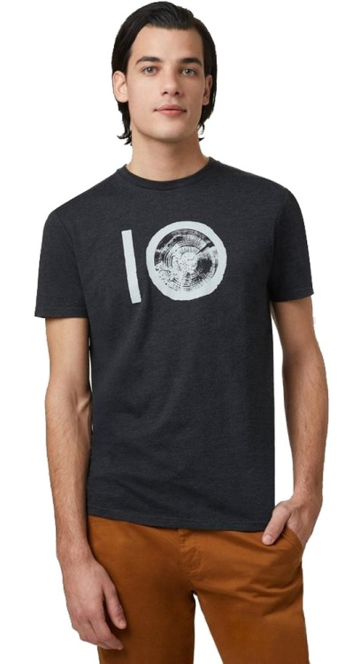 Tentree Ten Classic T-Shirt Tentree Ten Classic T-Shirt Farbe / color: meteorite black heather ()