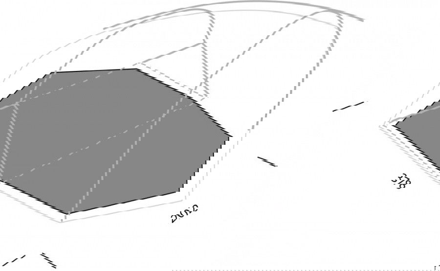 Outer Space III Footprint Maße / Dimensions