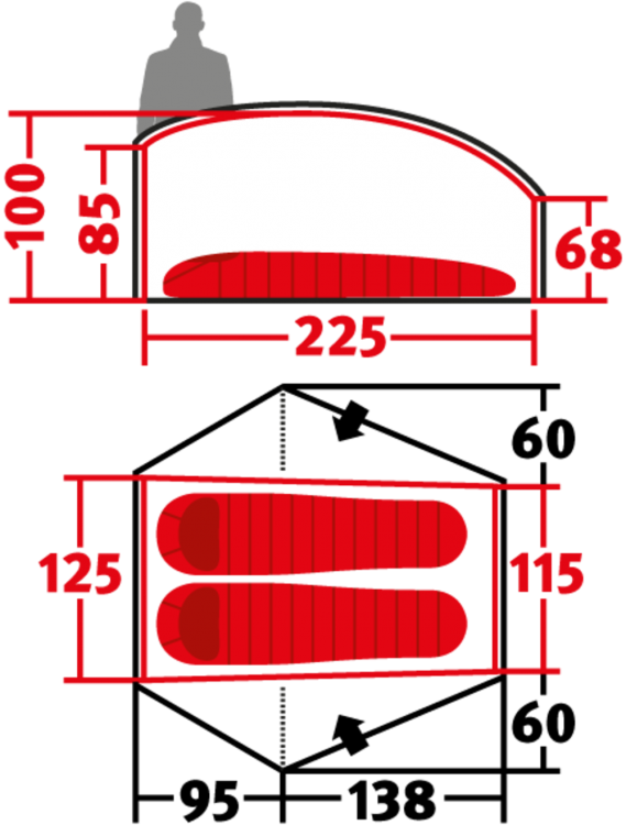 Maße / Dimensions Venture 2