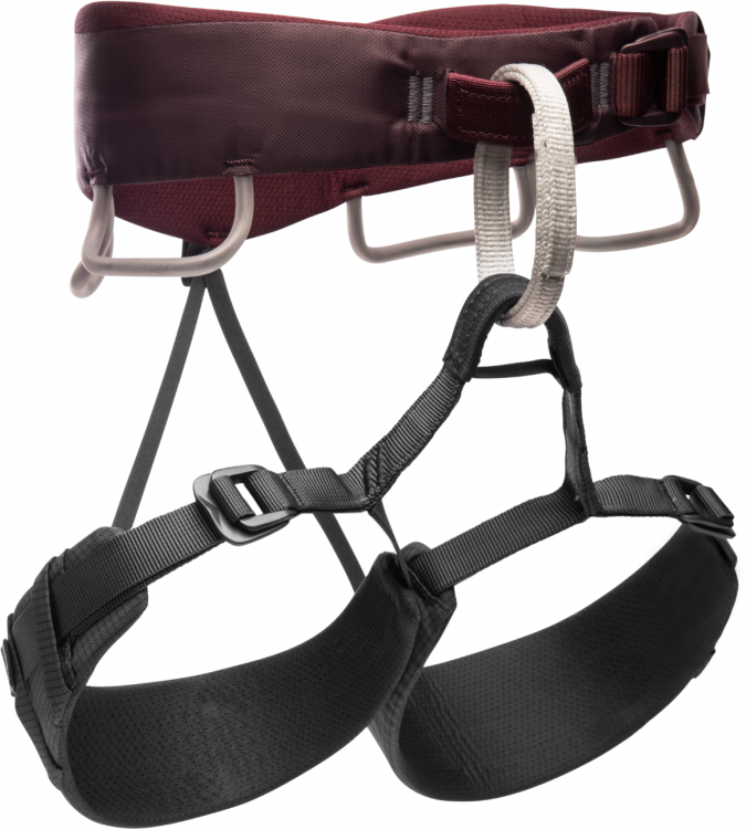 Black Diamond Momentum 3S Harness Women Black Diamond Momentum 3S Harness Women Farbe / color: bordeaux ()