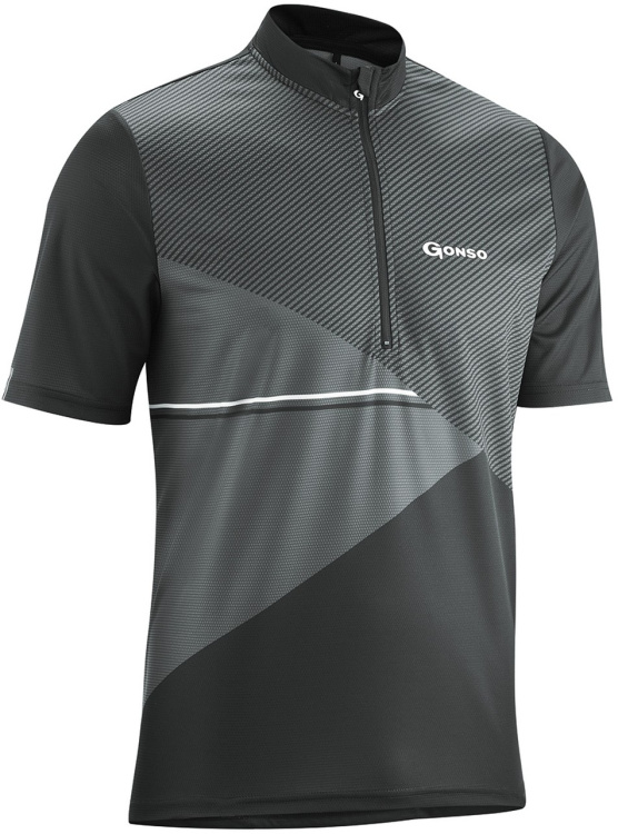 Gonso Ripo Bikeshirt 1/2 Zip Men Gonso Ripo Bikeshirt 1/2 Zip Men Farbe / color: black ()