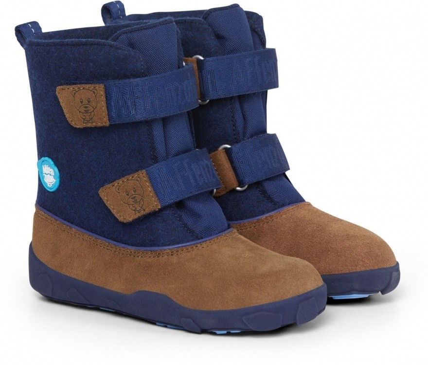 Affenzahn Minimalschuh Highboot Leather Affenzahn Minimalschuh Highboot Leather Farbe / color: Bär dunkelblau braun () Affenzahn Minimalschuh Highboot Leather Affenzahn Minimalschuh Highboot Leather Farbe / color: Bär dunkelblau braun ()