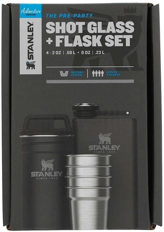 Stanley Adventure Shot & Flask Geschenkset Stanley Adventure Shot & Flask Geschenkset Farbe / color: schwarz ()