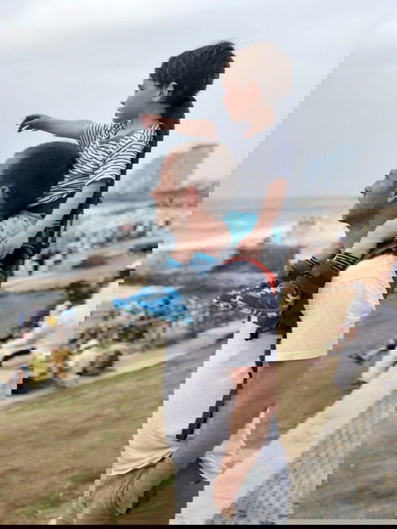 getragen seitlich / Example