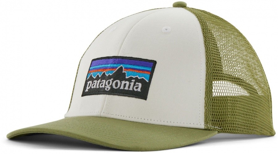 Patagonia P-6 Logo LoPro Trucker Hat Patagonia P-6 Logo LoPro Trucker Hat Farbe / color: white w/buckhorn green ()