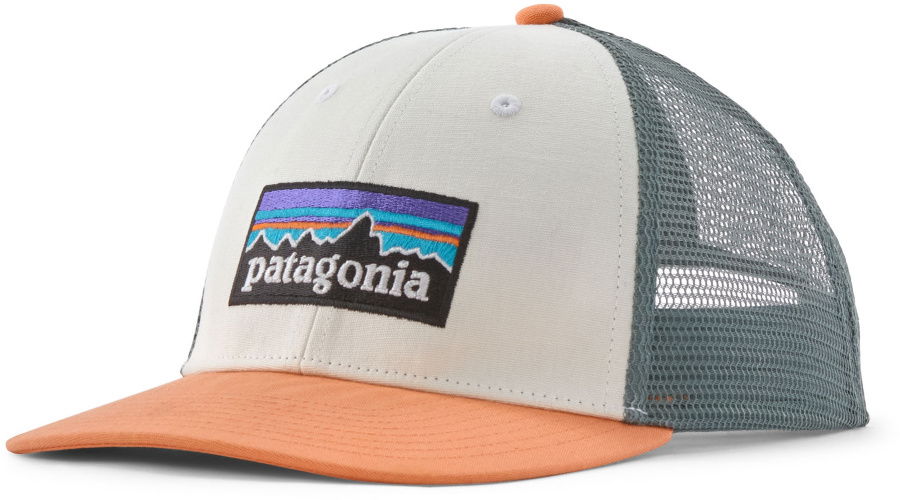 Patagonia P-6 Logo LoPro Trucker Hat Patagonia P-6 Logo LoPro Trucker Hat Farbe / color: white w/peach sherbet ()