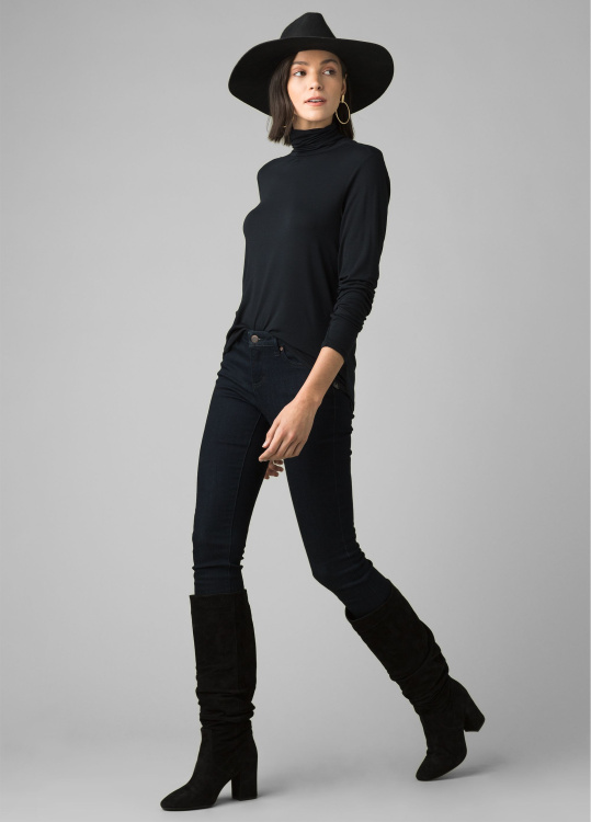 Prana Womens Foundation Turtleneck Prana Womens Foundation Turtleneck Farbe / color: black ()