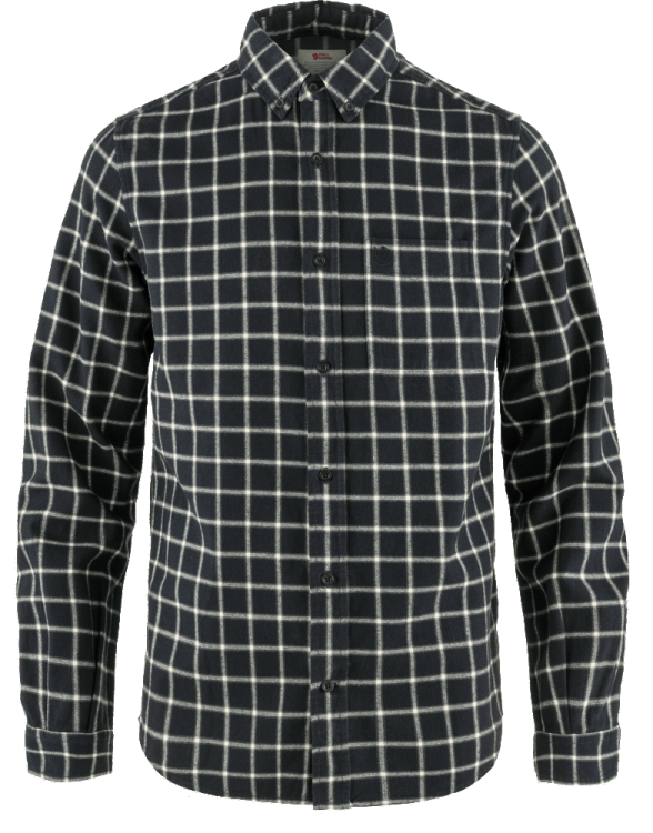 Fjällräven Övik Flannel Shirt Fjällräven Övik Flannel Shirt Farbe / color: dark navy/chalk white ()