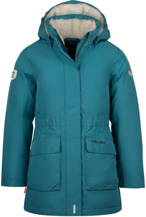 Trollkids Girls Alesund Coat Trollkids Girls Alesund Coat Farbe / color: teal ()