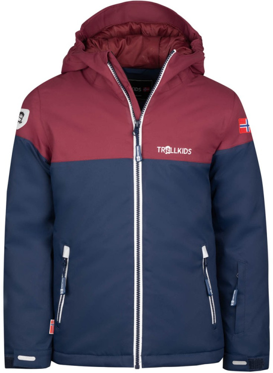 Trollkids Girls Hallingdal Jacket Trollkids Girls Hallingdal Jacket Farbe / color: navy/maroon red/white ()