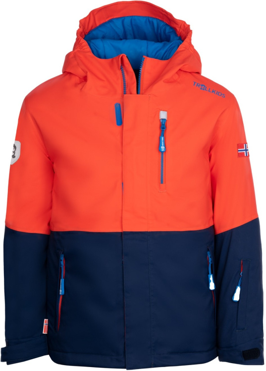 Trollkids Kids Hallingdal Jacket Trollkids Kids Hallingdal Jacket Farbe / color: flame orange/navy ()