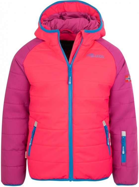 Trollkids Kids Hafjell Snow Jacket Pro Trollkids Kids Hafjell Snow Jacket Pro Farbe / color: dark pink/light pink/blue ()