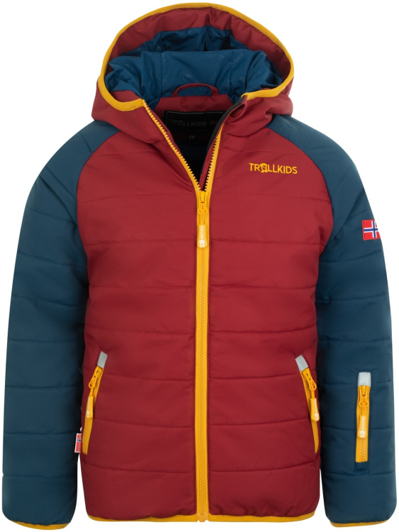 Trollkids Kids Hafjell Snow Jacket Pro Trollkids Kids Hafjell Snow Jacket Pro Farbe / color: mystic blue/rusty red/golden yellow ()