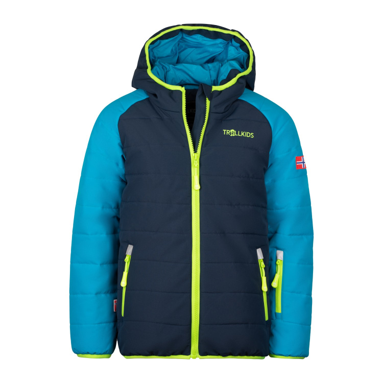 Trollkids Kids Hafjell Snow Jacket Pro Trollkids Kids Hafjell Snow Jacket Pro Farbe / color: vivid blue/night sky/cool lime ()