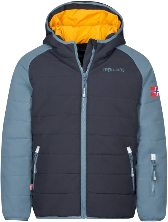 Trollkids Kids Hafjell Snow Jacket Pro Trollkids Kids Hafjell Snow Jacket Pro Farbe / color: black/steel blue/mango ()