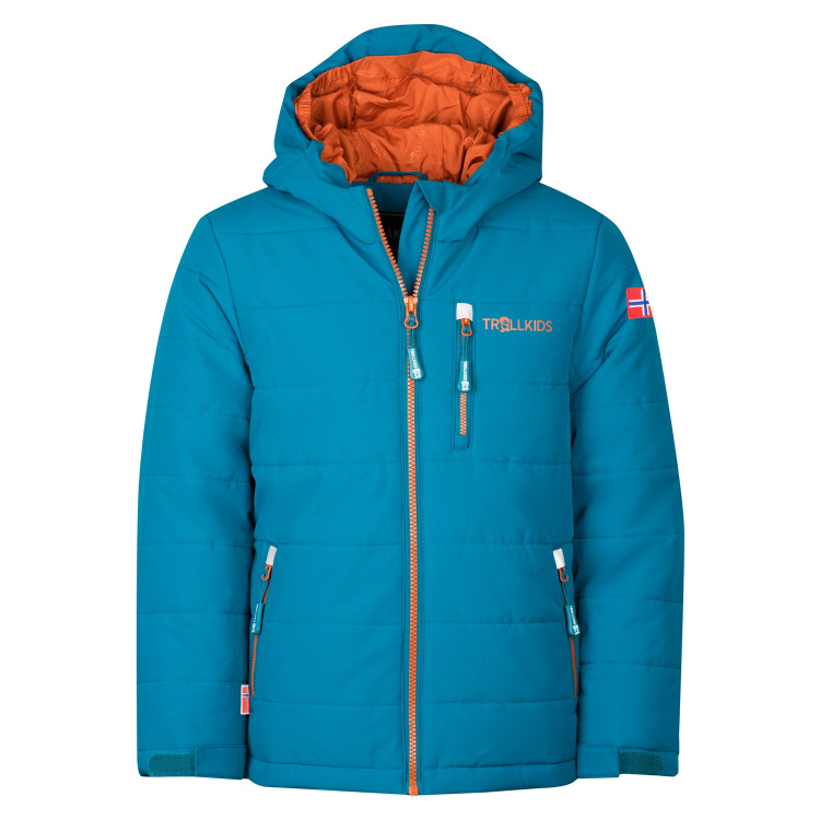 Trollkids Kids Hemsedal Snow Jacket XT Trollkids Kids Hemsedal Snow Jacket XT Farbe / color: deep lagoon/cinnamon ()