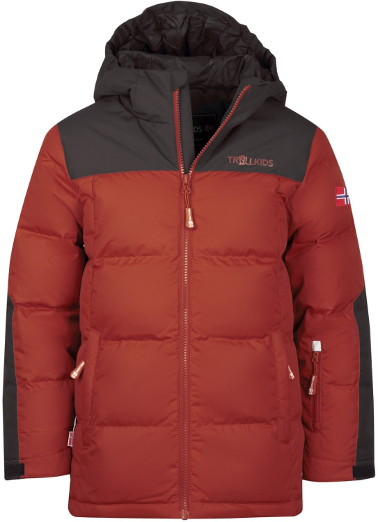 Trollkids Kids Narvik Jacket XT Trollkids Kids Narvik Jacket XT Farbe / color: red clay/black ()