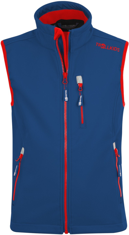 Trollkids Kids Trollfjord Vest Trollkids Kids Trollfjord Vest Farbe / color: mystic blue/bright red ()