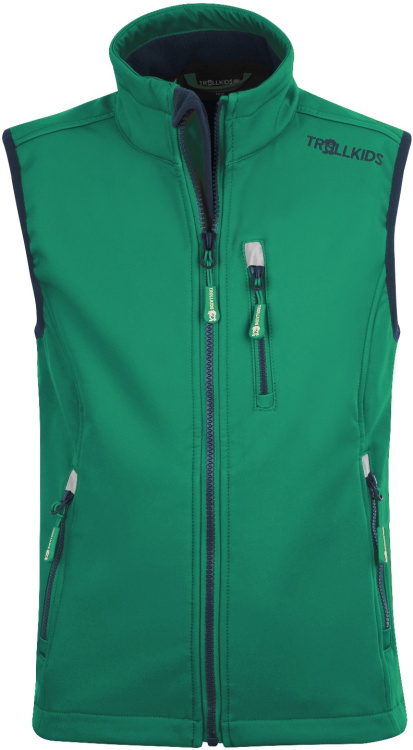 Trollkids Kids Trollfjord Vest Trollkids Kids Trollfjord Vest Farbe / color: pepper green/navy ()