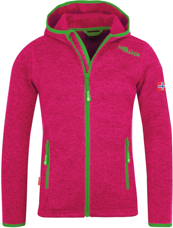 Trollkids Girls Jondalen Jacket XT Trollkids Girls Jondalen Jacket XT Farbe / color: pink/green ()