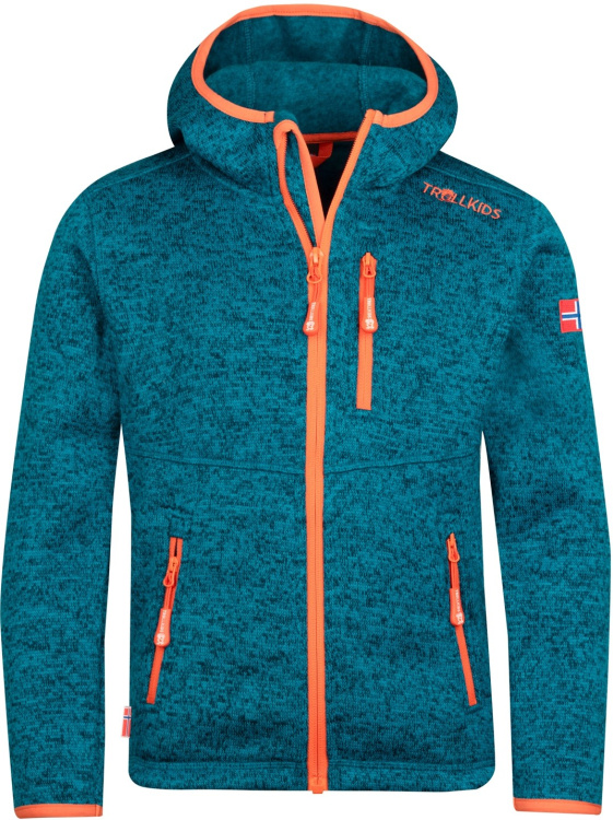 Trollkids Kids Jondalen Jacket XT Trollkids Kids Jondalen Jacket XT Farbe / color: atlantic blue/glow orange ()