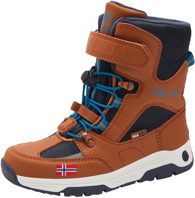 Trollkids Kids Lofoten Winter Boots XT Trollkids Kids Lofoten Winter Boots XT Farbe / color: cinnamon/night sky/deep lagoon ()