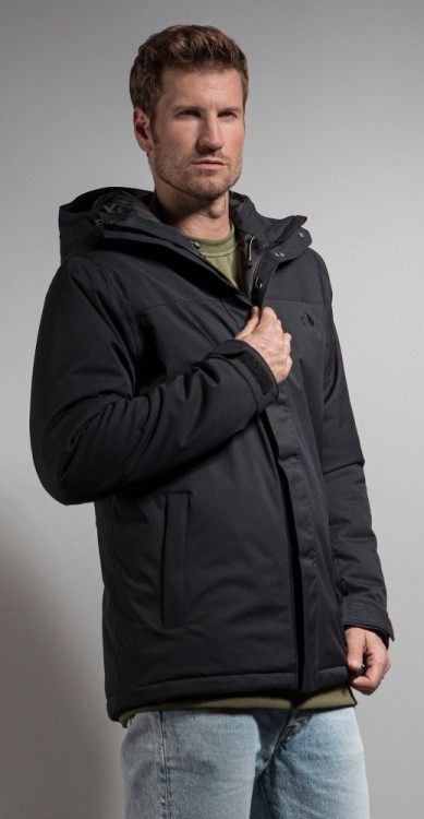 Tatonka Stir Mens Hooded Parka Tatonka Stir Mens Hooded Parka Farbe / color: dark black ()