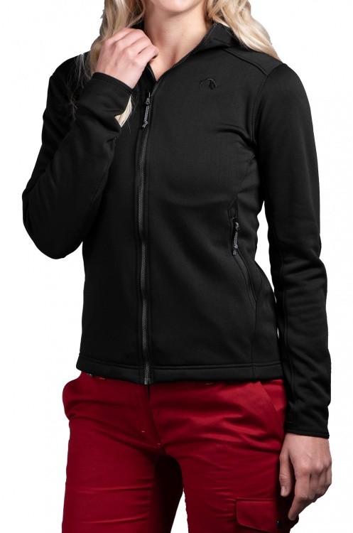 Tatonka Lhys Womens Hooded Jacket Tatonka Lhys Womens Hooded Jacket Farbe / color: black ()