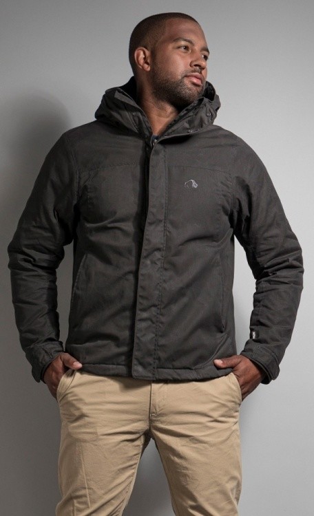 Tatonka Malava Mens Hooded Jacket Tatonka Malava Mens Hooded Jacket Farbe / color: dark grey ()