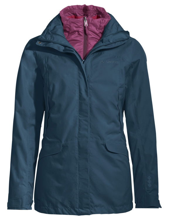 VAUDE Womens Skomer 3in1 Jacket VAUDE Womens Skomer 3in1 Jacket Farbe / color: dark sea () VAUDE Womens Skomer 3in1 Jacket VAUDE Womens Skomer 3in1 Jacket Farbe / color: dark sea ()