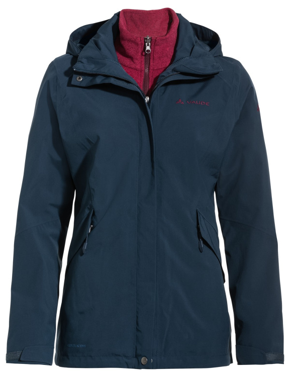 VAUDE Womens Rosemoor 3in1 Jacket VAUDE Womens Rosemoor 3in1 Jacket Farbe / color: dark sea () VAUDE Womens Rosemoor 3in1 Jacket VAUDE Womens Rosemoor 3in1 Jacket Farbe / color: dark sea ()