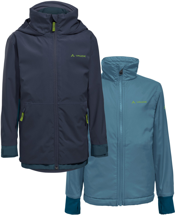 VAUDE Kids Casarea 3in1 Jacket II VAUDE Kids Casarea 3in1 Jacket II Farbe / color: eclipse ()