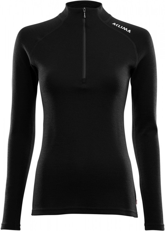 Aclima Warmwool Mock Neck With Zip Women Aclima Warmwool Mock Neck With Zip Women Farbe / color: jet black ()