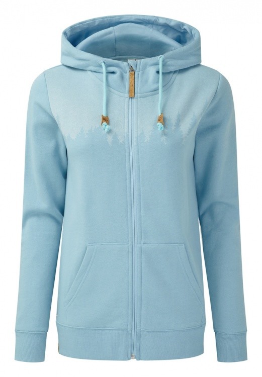 Tentree Womens Juniper Classic Zip Hoodie Tentree Womens Juniper Classic Zip Hoodie Farbe / color: glacier blue heather ()