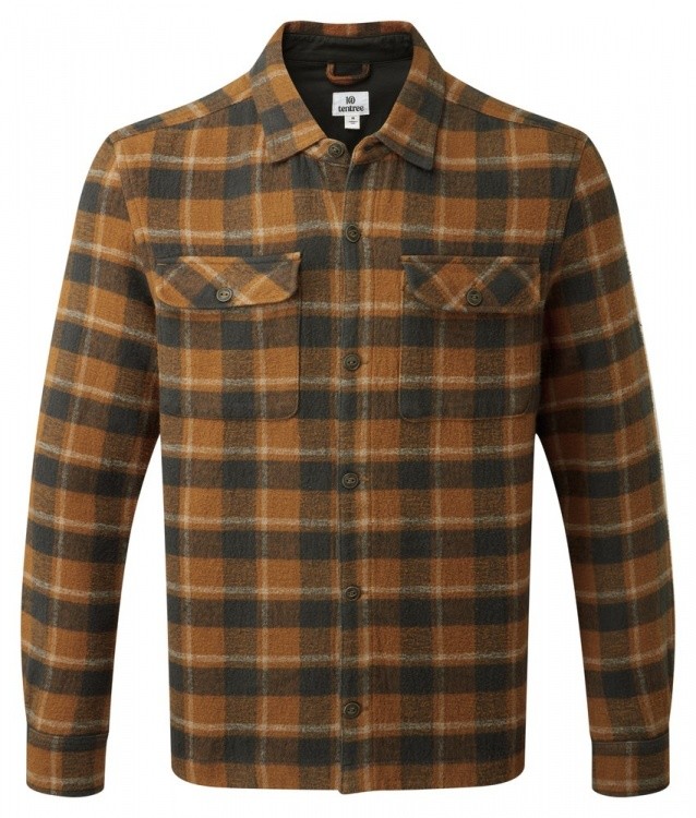 Tentree Heavy Weight Flannel Shirt Tentree Heavy Weight Flannel Shirt Farbe / color: rubber brown retro plaid ()