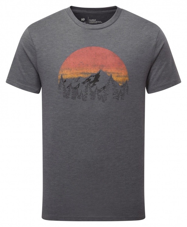 Tentree Vintage Sunset Classic T-Shirt Tentree Vintage Sunset Classic T-Shirt Farbe / color: gargoyle grey heather ()