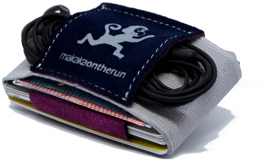 MakakaOnTheRun Triple Slim Wallet MakakaOnTheRun Triple Slim Wallet Farbe / color: greyblue ()